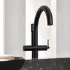 [243682430] Single-Handle Freestanding Tub Faucet with 1.75 GPM (6.6 L/min) Hand Shower - Matte Black