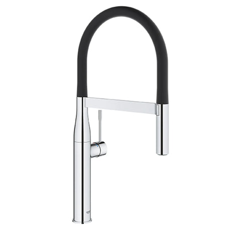 Robinet de cuisine semi-pro à poignée simple et double jet 6,6 L/min (1,75 gpm) - Chrome StarLight GROHE