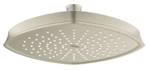 Rainshower Grandera Pomme de douche - 1 jet d’aspersion - Nickel brossé InfinityFinish