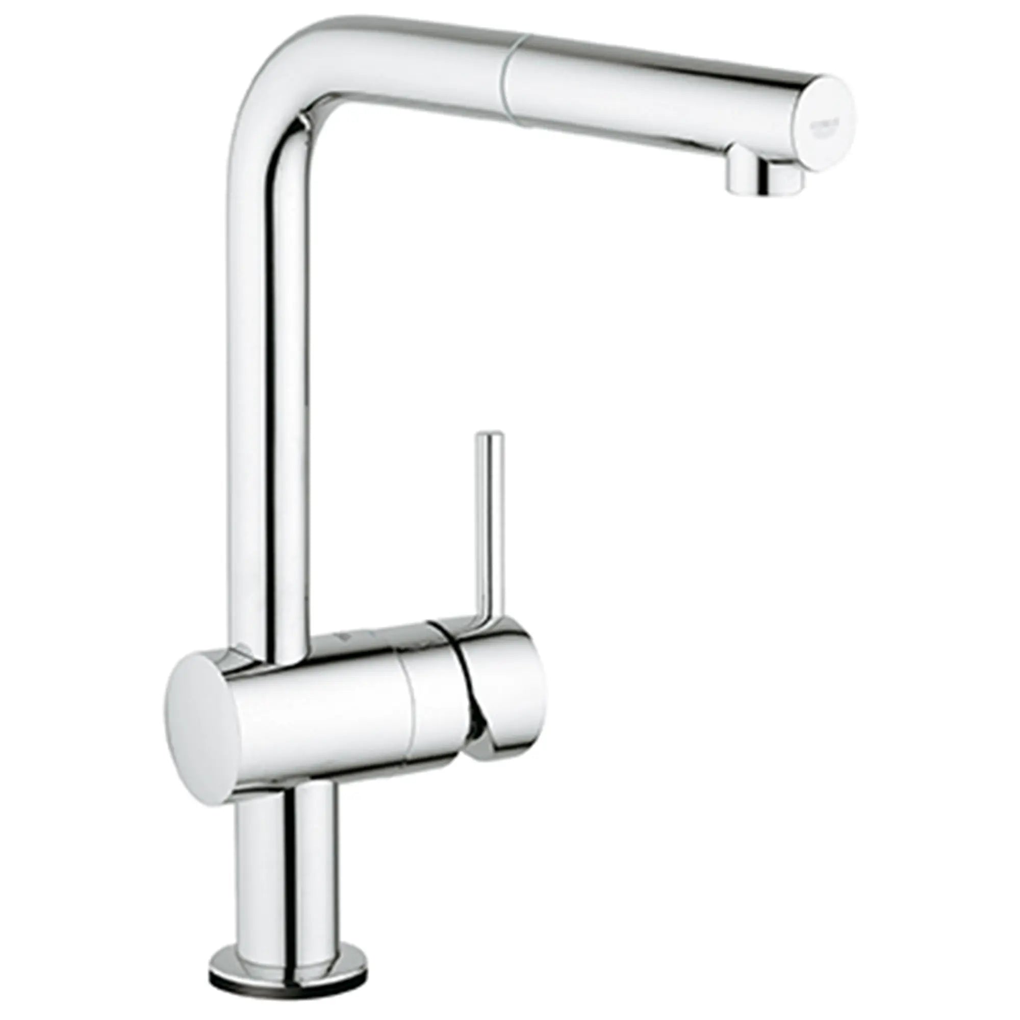 Robinet tactile à douchette rétractable, jet simple // CHROME STARLIGHT GROHE // 162007_30218001_1_CDNwebp.webp