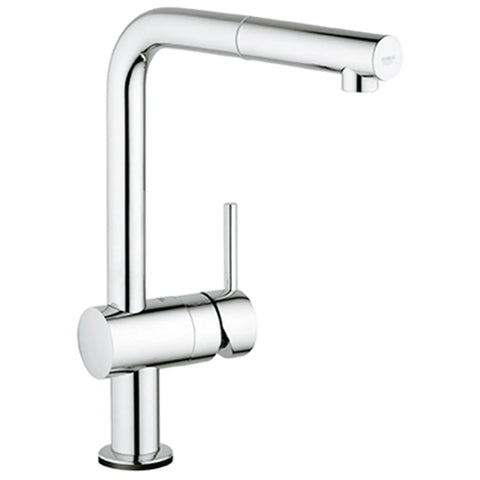 Robinet tactile à douchette rétractable, jet simple - Chrome StarLight GROHE