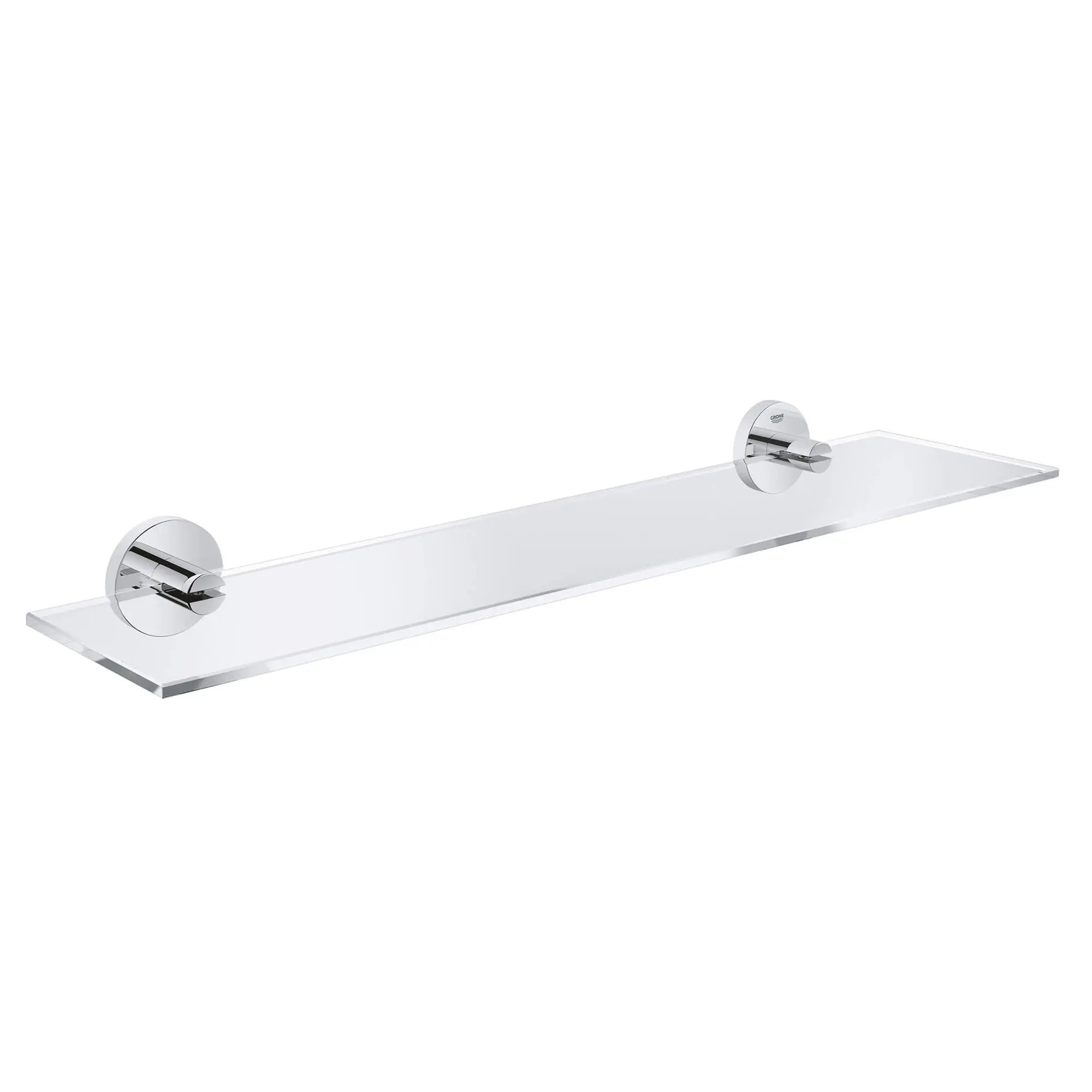 Essentials Tablette en verre // CHROME STARLIGHT GROHE // 16202_40799001-essentials-glass-shelf-starlight-chrome_0_CDNwebp.webp