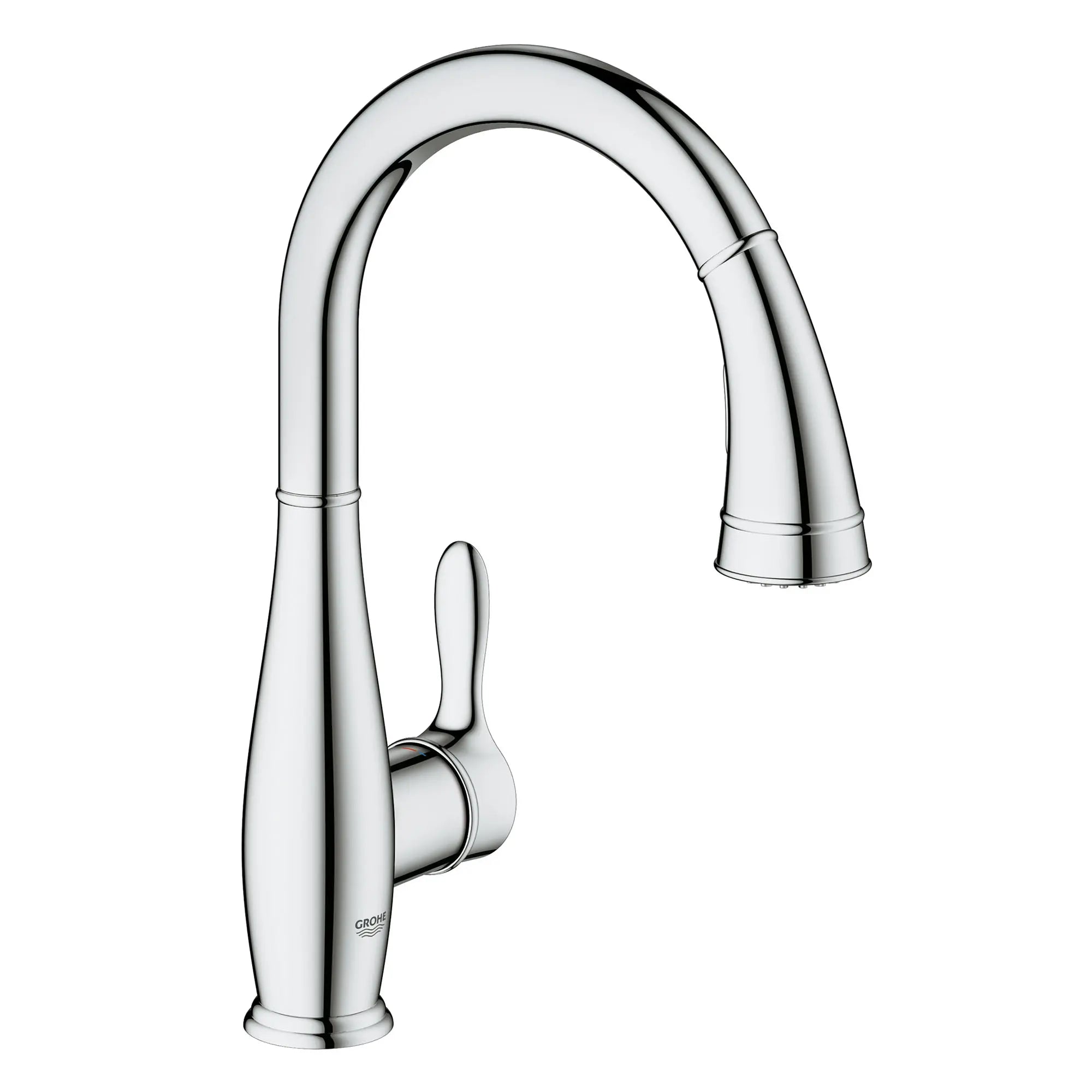 Parkfield Robinet à douchette rétractable double jet // CHROME STARLIGHT GROHE // 162038_30213001_0_CDNwebp.webp