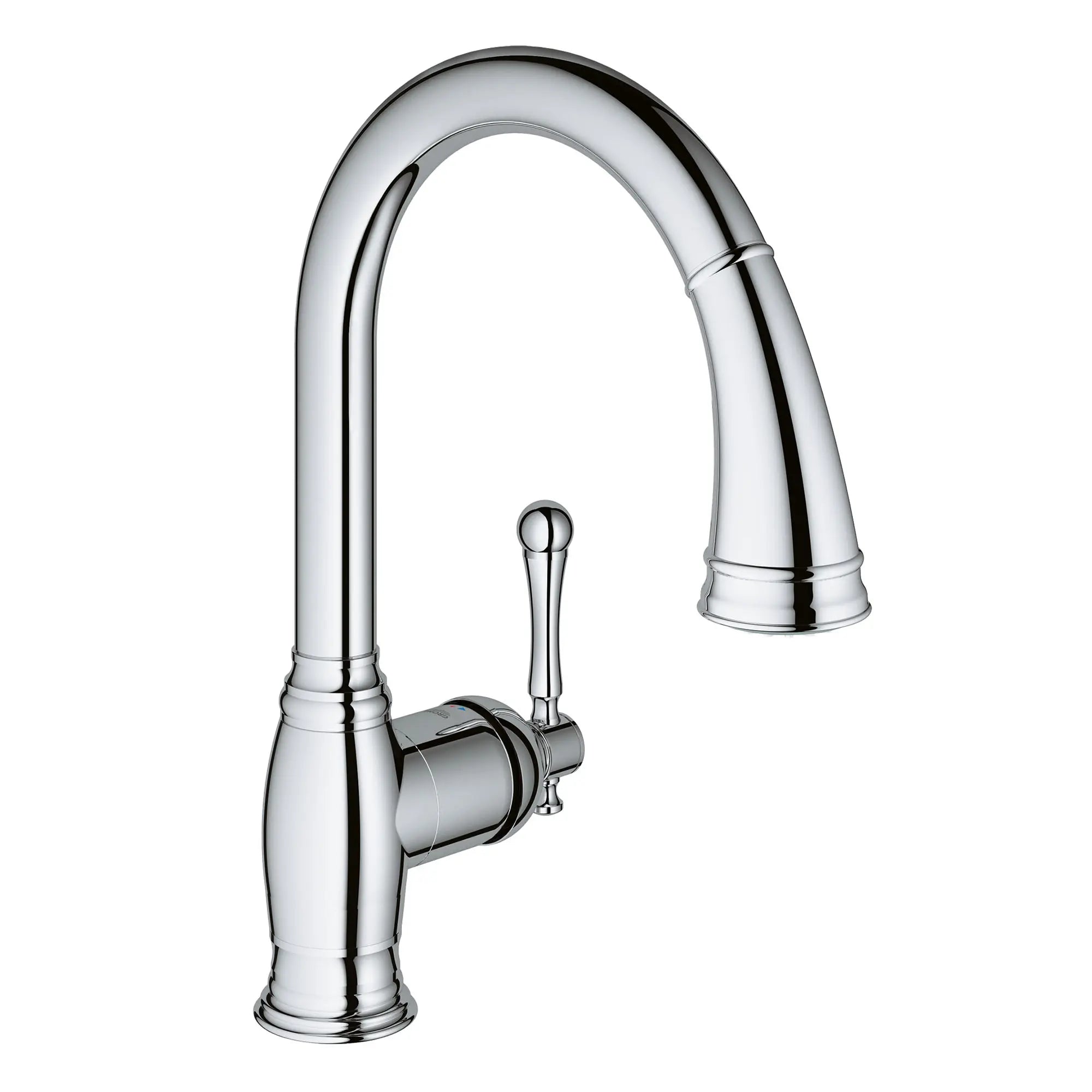 Robinet à douchette rétractable double jet // CHROME STARLIGHT GROHE // 162039_33870002_0_CDNwebp.webp