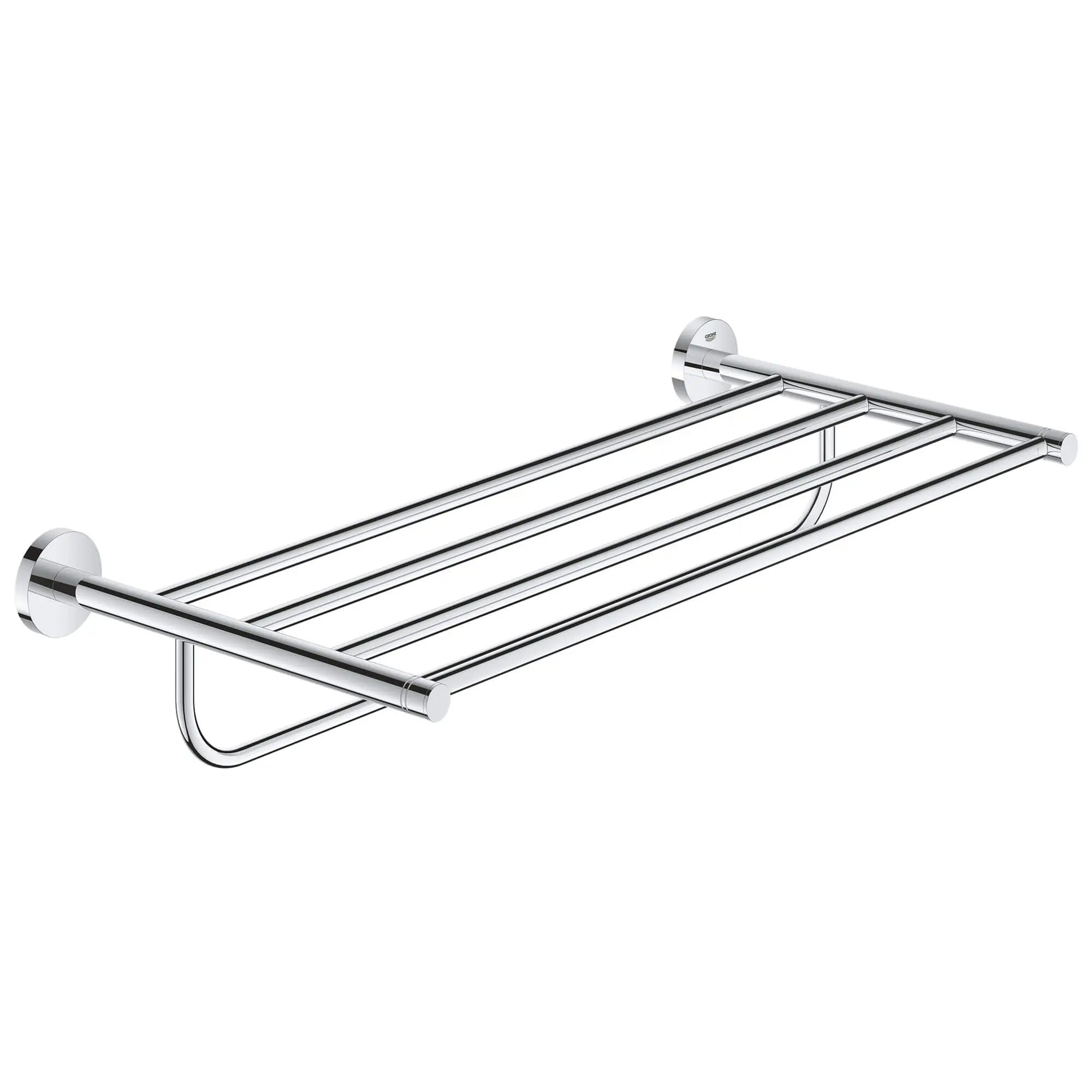 Essentials Support pour serviettes // CHROME STARLIGHT GROHE // 16203_40800001-essentials-multi-bath-towel-rack-starlight-chrome_0_CDNwebp.webp