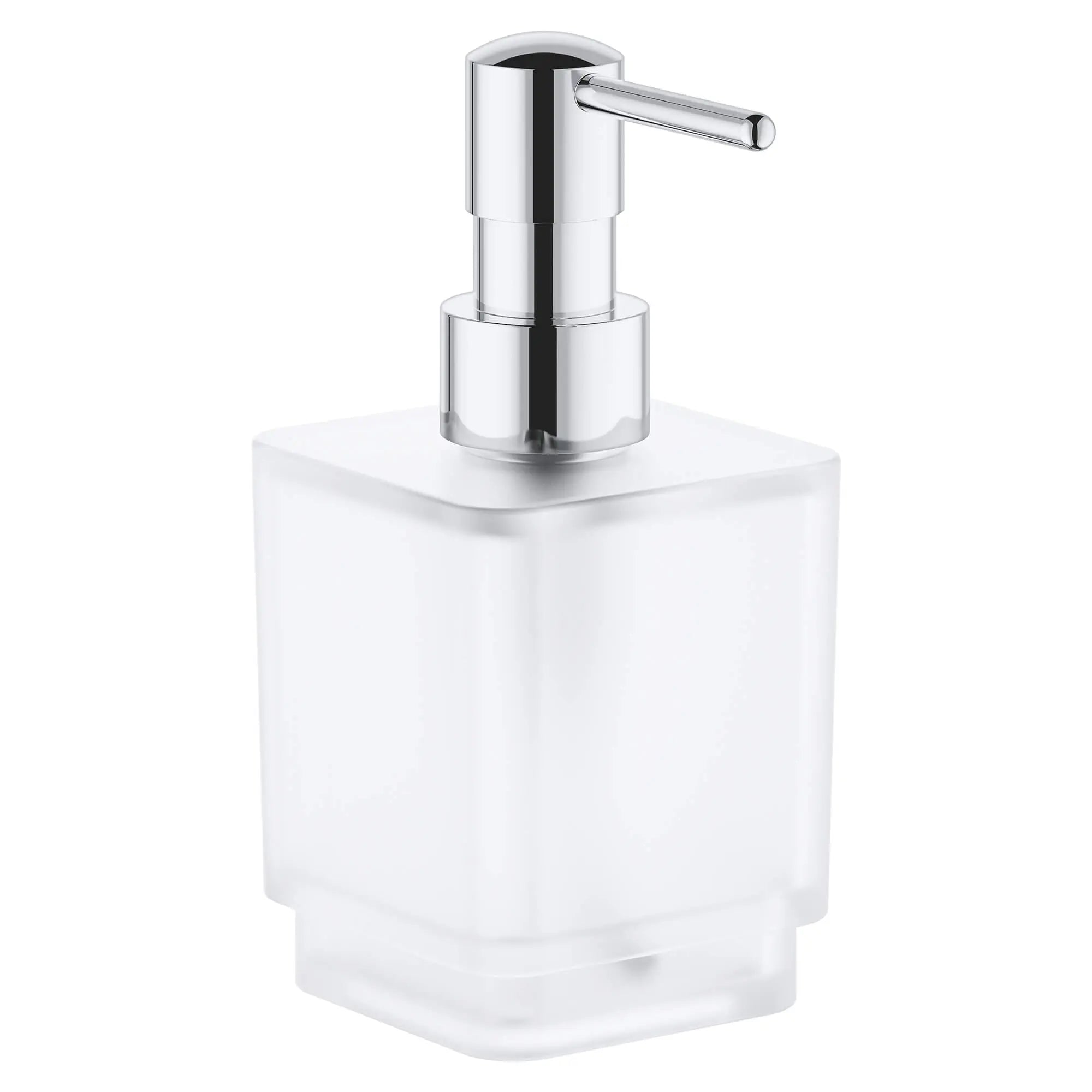 Selection Cube Distributeur à savon // CHROME STARLIGHT GROHE // 16210_40805000-selection-cube-soap-dispenser-starlight-chrome_0_CDNwebp.webp