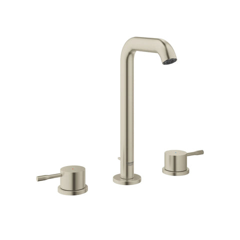 Essence Robinet à grand écartement pour lavabo, taille L - Nickel brossé InfinityFinish