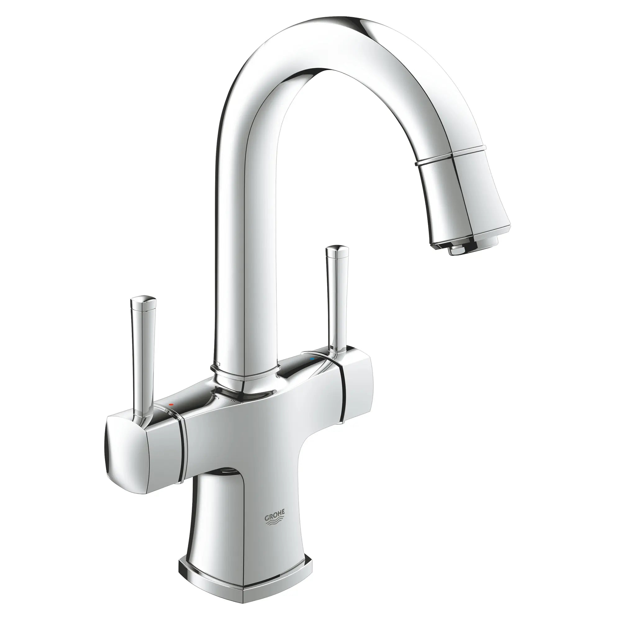 Grandera Robinet monotrou à bec haut // CHROME STARLIGHT GROHE // 162465_2110800A_0_CDNwebp.webp