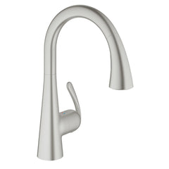 [32298DC1] Single-Handle Pull Down Kitchen Faucet Dual Spray 1.75 GPM - GROHE StarLight Chrome