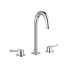 [2021700A] 8-inch Widespread 2-Handle L-Size Bathroom Faucet, 1.2 GPM (4.5 L/min) - GROHE StarLight Chrome