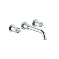 [2017300A] 2-Handle 3-Hole Wall Mount Vessel Bathroom Faucet - 1.2 GPM - GROHE StarLight Chrome
