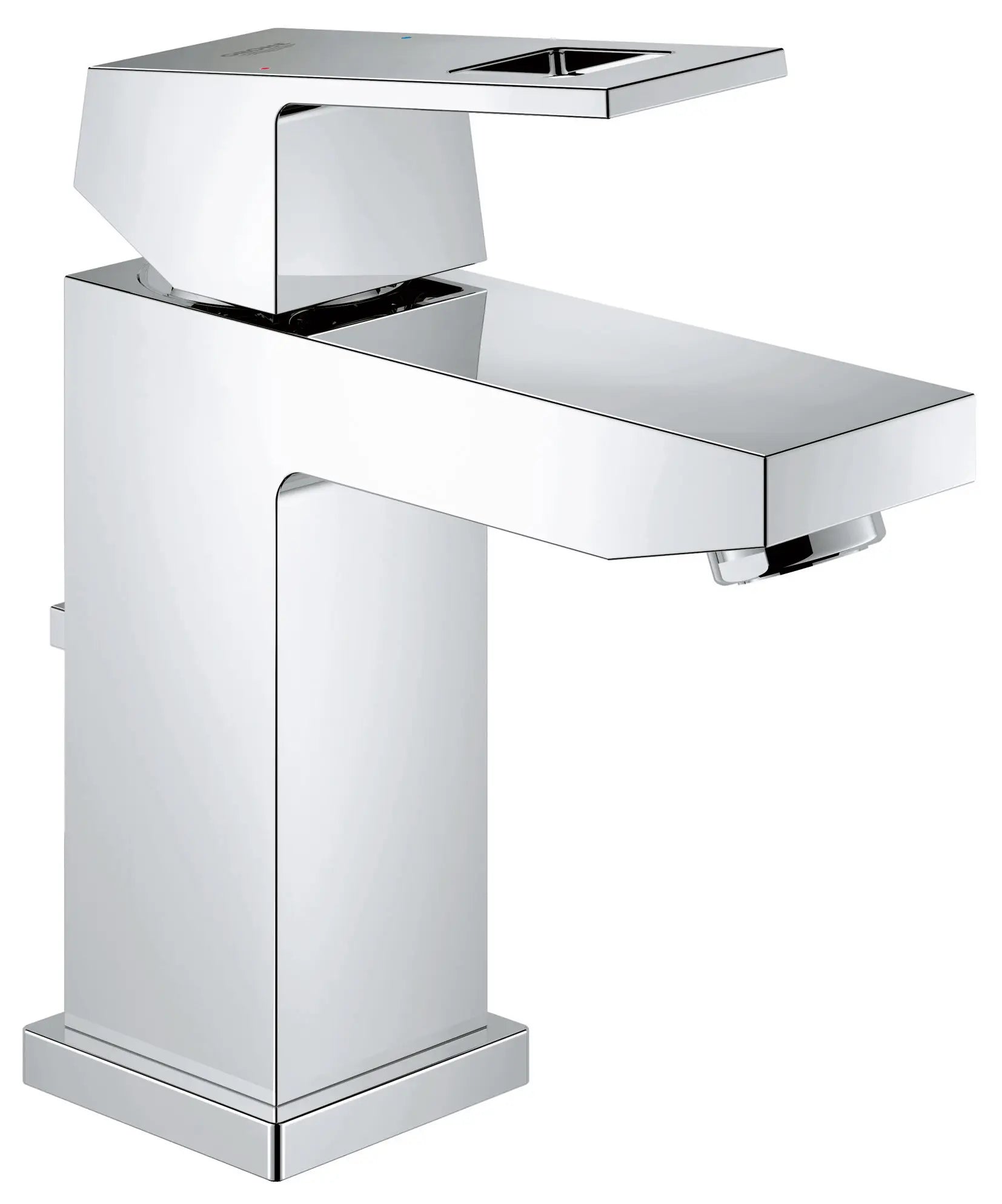 Robinet monotrou pour salle de bain, à poignée simple, taille P, 4,5 L/min (1,2 gpm) // CHROME STARLIGHT GROHE // 163071_23127000_1_CDNwebp.webp
