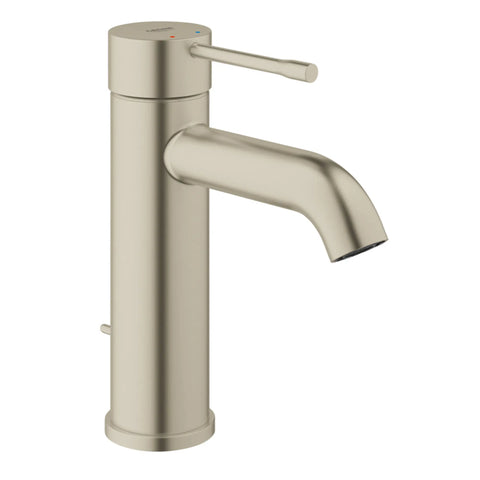 Robinet monotrou pour salle de bain, à poignée simple, taille P, 4,5 L/min (1,2 gpm) - Nickel brossé InfinityFinish
