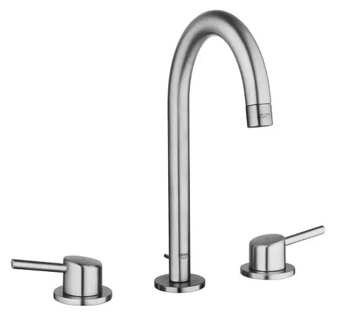 Robinet de salle de bain, 8 po, à deux poignées, taille G, 4,5 L/min (1,2 gpm) - Nickel brossé InfinityFinish