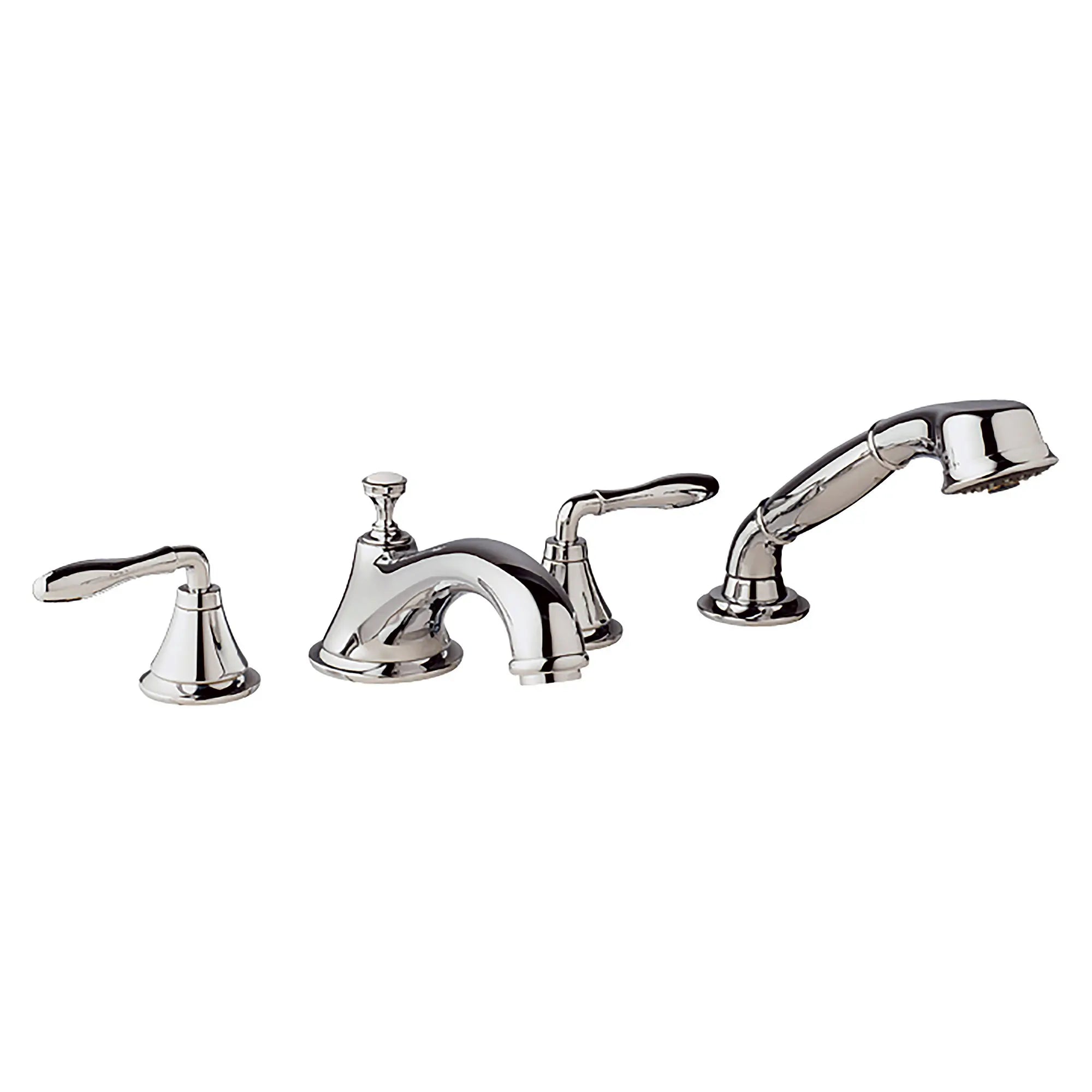 Combiné 1/2" quatre trous bain / douche // CHROME STARLIGHT GROHE // 163121_25502000-Seabury-Roman-Tub-Filler-With-2-5-GPM-Personal-Hand-Shower-Chrome-Silo-1_0_CDNwebp.webp