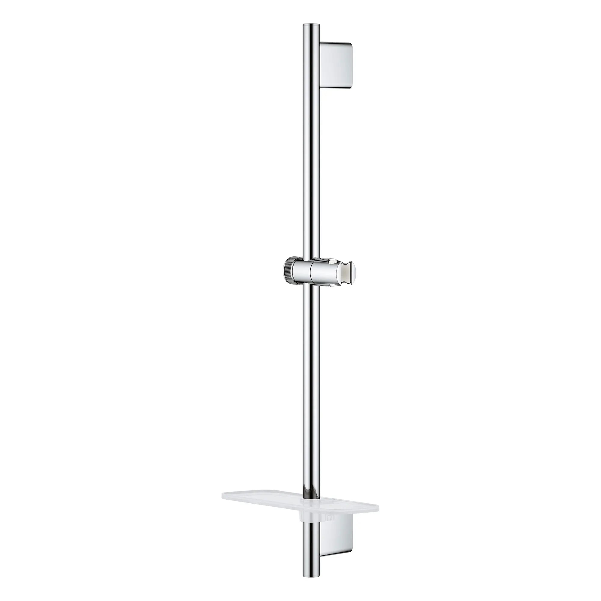 Barre coulissante de 24 po pour douchette // CHROME STARLIGHT GROHE // 163133_26602000-Rainshower-Smartactive-24-in-Rail-StarLight-Chrome-Silo-1_0_CDNwebp.webp