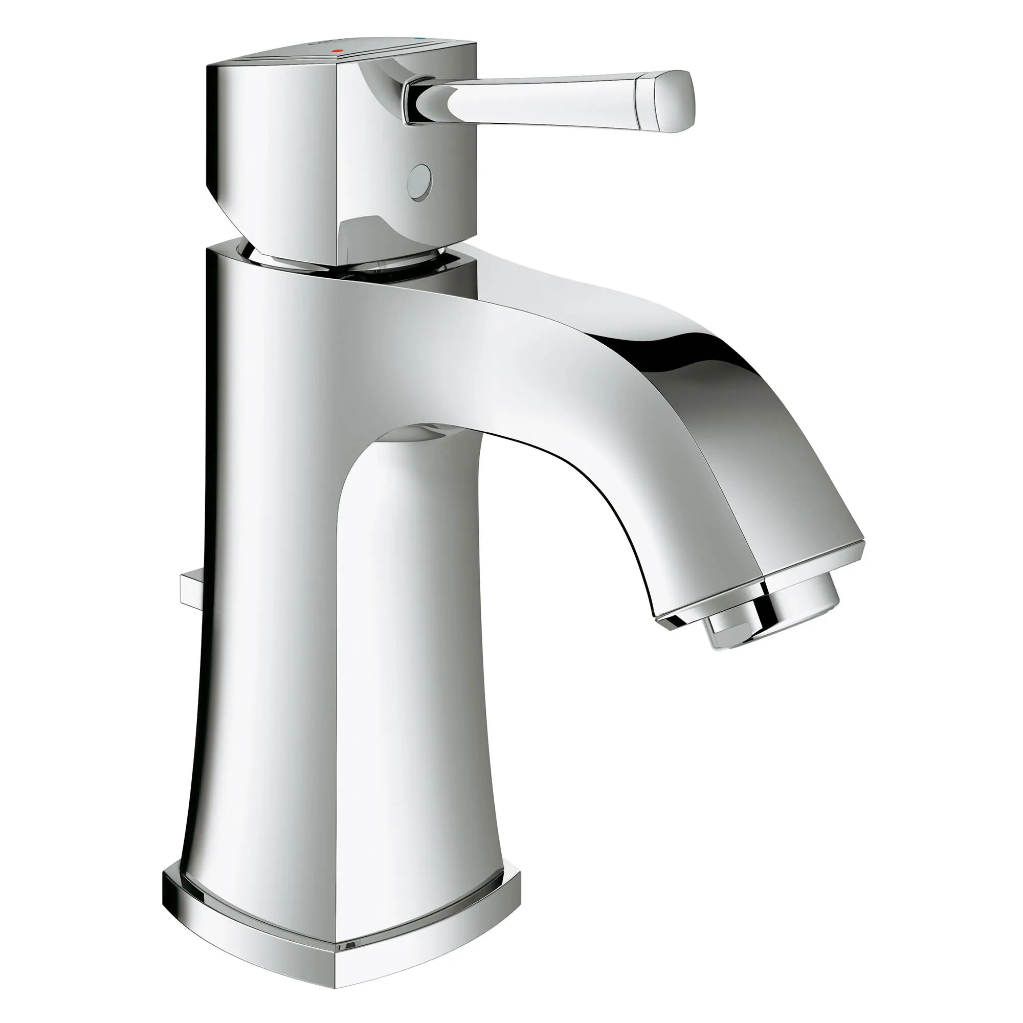 Mitigeur 1/2" pour lavaboTaille M // CHROME STARLIGHT GROHE // 163150_23311000-Grandera-OHM-Basin-Low-Spout-US-StarLight-Chrome-Silo_0_CDNwebp.webp