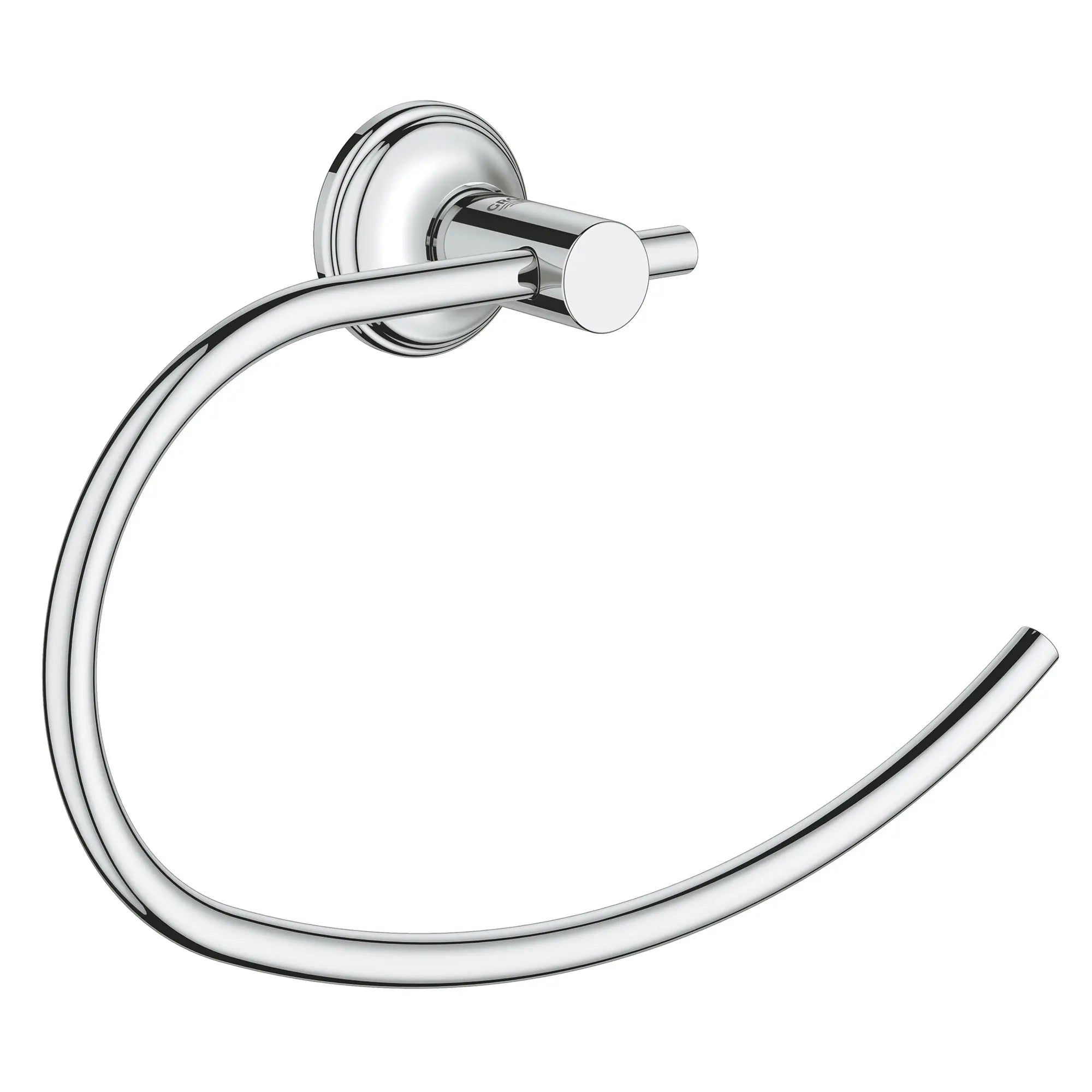 Fairborn Anneau de 8 po // CHROME STARLIGHT GROHE // 163158_40676001-Fairborn-Towel-Ring-Us-Chrome-Silo_0_CDNwebp.webp