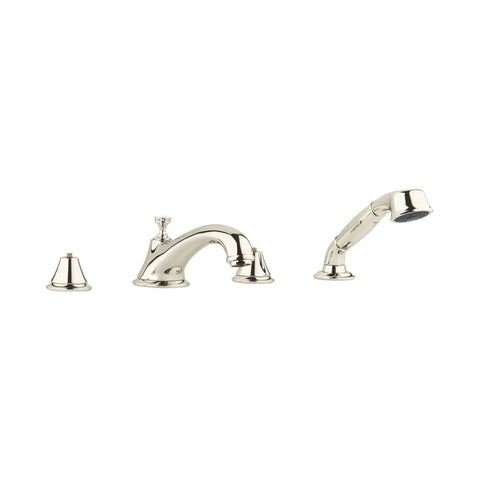 Seabury Robinet de bain avec douchette - Nickel poli  InfinityFinish