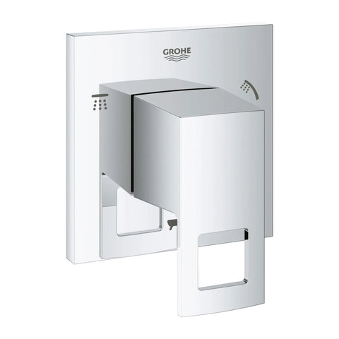 Eurocube Garniture d’inverseur à 3 voies (pomme de douche / douchette / bec de bain) - Chrome StarLight GROHE