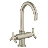 [21027EN0] 2-Handle Single-Hole High-Arc Bathroom Faucet - 1.5 GPM - Brushed Nickel InfinityFinish