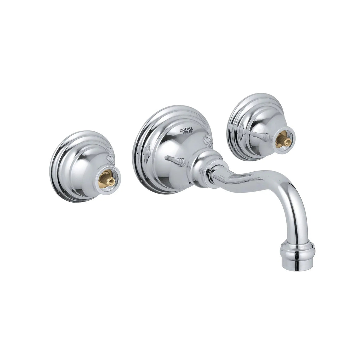 Robinetterie 3-trous pour lavabo // CHROME STARLIGHT GROHE // 163280_2013500A-Bridgeford-2-Handle-Wall-Mount-Vessel-Bathroom-Faucet-12-GPM-in-Chrome-Silo_0_CDNwebp.webp