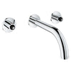 [20173003] 2-Handle Wall-Mount Faucet 1.2 GPM - GROHE StarLight Chrome