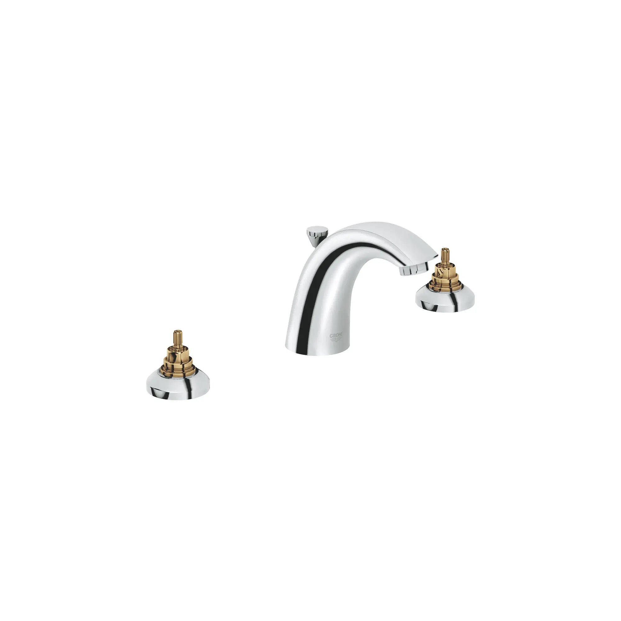 Robinetterie 3-trous pour lavabo // CHROME STARLIGHT GROHE // 163295_20121001-Arden-Lavatory-Arden-8-in-Widespread-2-Handle-Bathroom-Faucet-15-GPM-in-Chrome-Silo_0_CDNwebp.webp