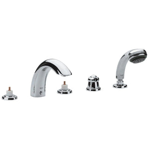 [25597000] Five-Hole Bathtub Faucet with Handshower - Brushed Nickel InfinityFinish