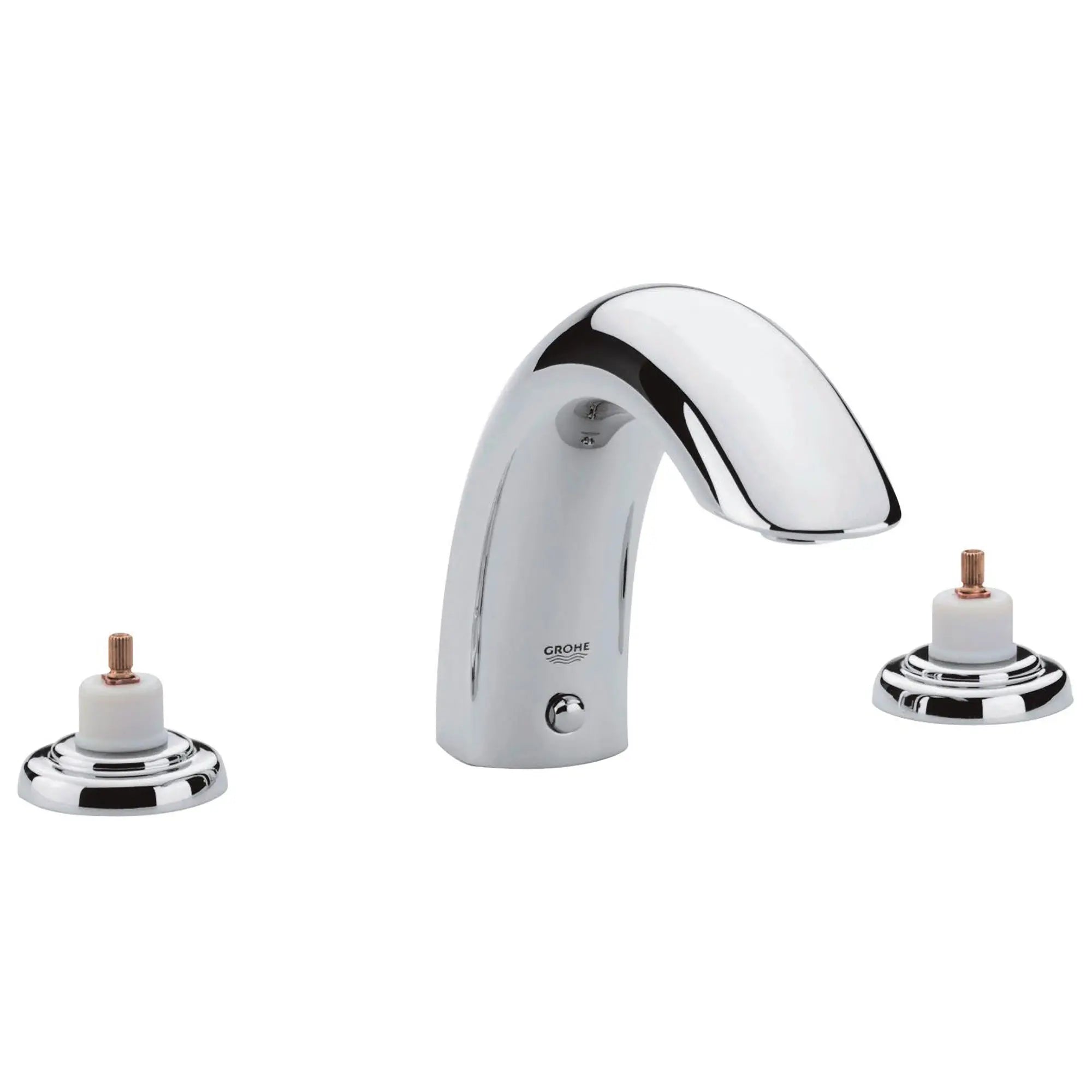 Robinet de baignoire romaine // CHROME STARLIGHT GROHE // 163298_25596000-Talia-3-Hole-Bath-Combination-in-Chrome-Silo_0_CDNwebp.webp