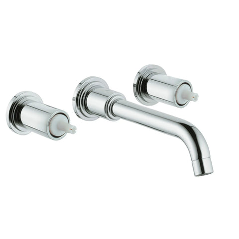 Garniture murale pour vasque - Nickel brossé InfinityFinish