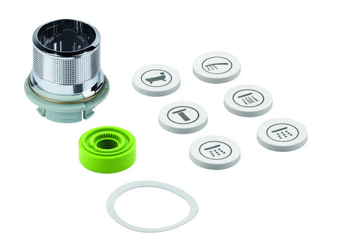 Boutons de rechange SmartControl avec capuchons d'icônes - Chrome StarLight GROHE