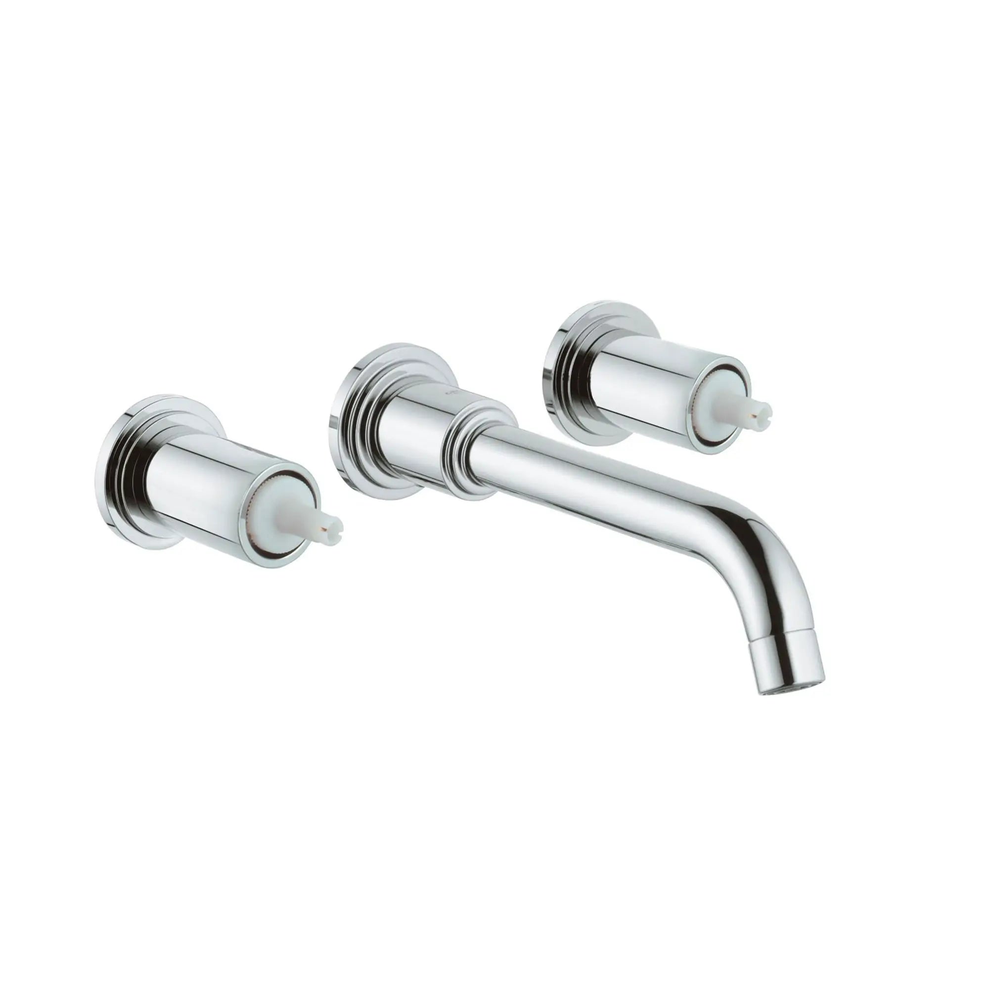 Robinet de salle de bain espacé 8 po à deux poignées de taille moyenne // CHROME STARLIGHT GROHE // 163308_20138000-Atrio-8-Widespread-Two-Handle-Bathroom-Faucet-M-Size-Starlight-Chrome-Silo_0_CDNwebp.webp