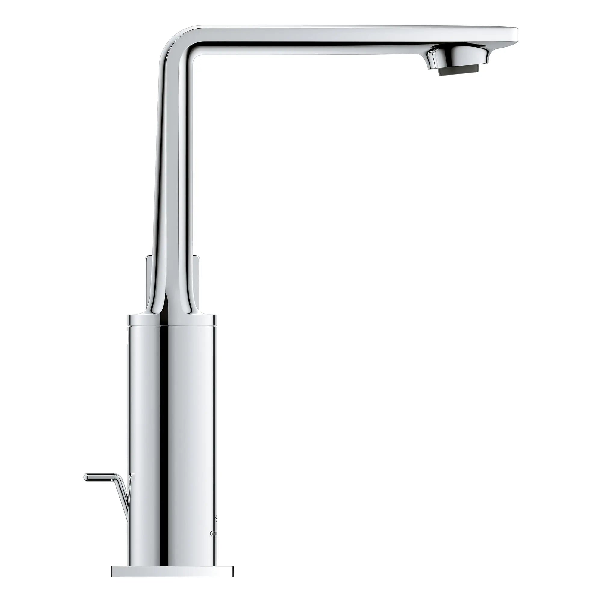 Grand robinet monotrou pour salle de bain, à poignée simple, 4,5 L/min (1,2 gpm) // CHROME STARLIGHT GROHE // 163422_Allure_SiloSide_23858001_0001_Feb2023_0_CDNwebp.webp