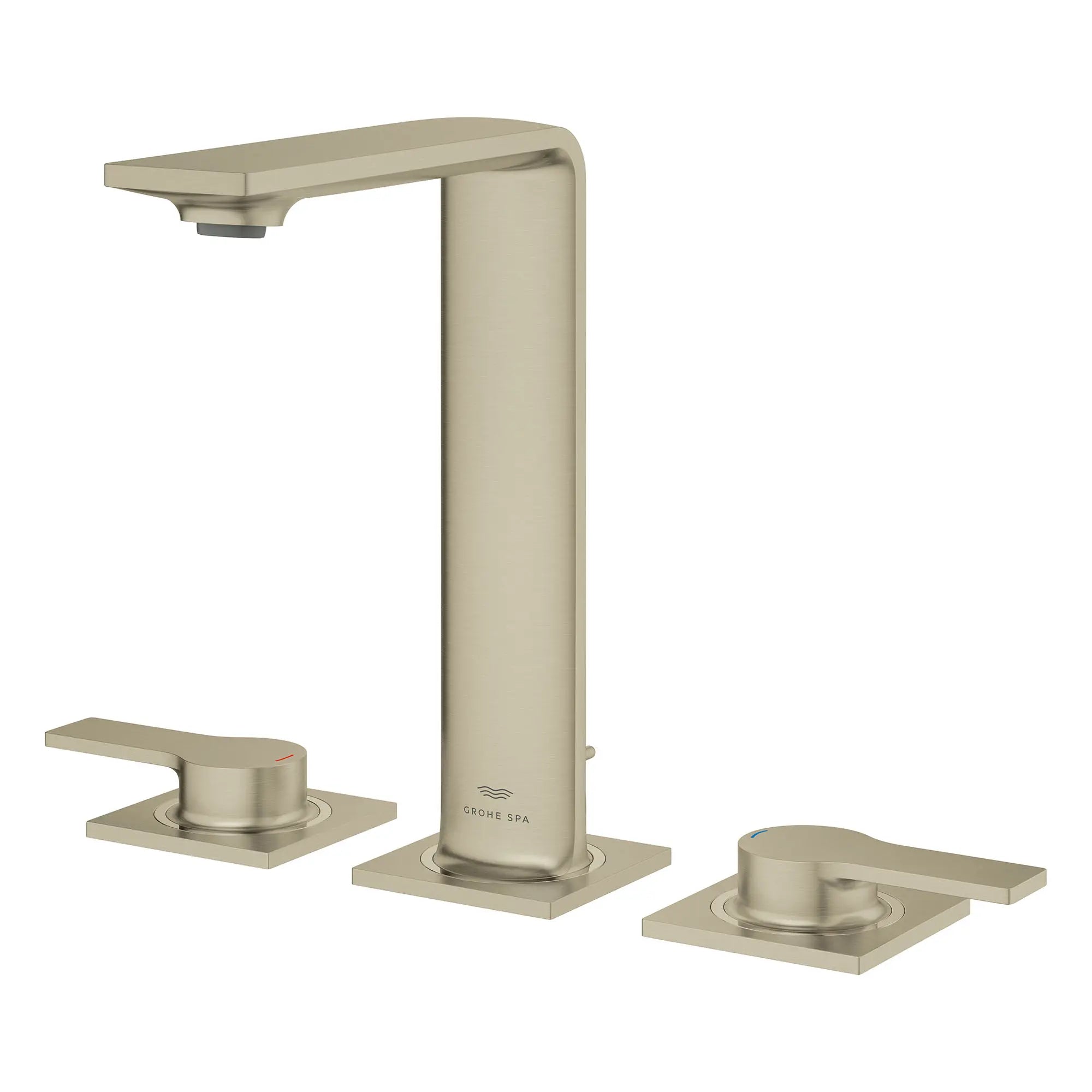 Robinet moyen de salle de bain, 8 po, à deux poignées, 4,5 L/min (1,2 gpm) // NICKEL BROSSÉ INFINITYFINISH // 163426_Allure_SiloLeft_20584EN1_0001_Feb2023_0_CDNwebp.webp
