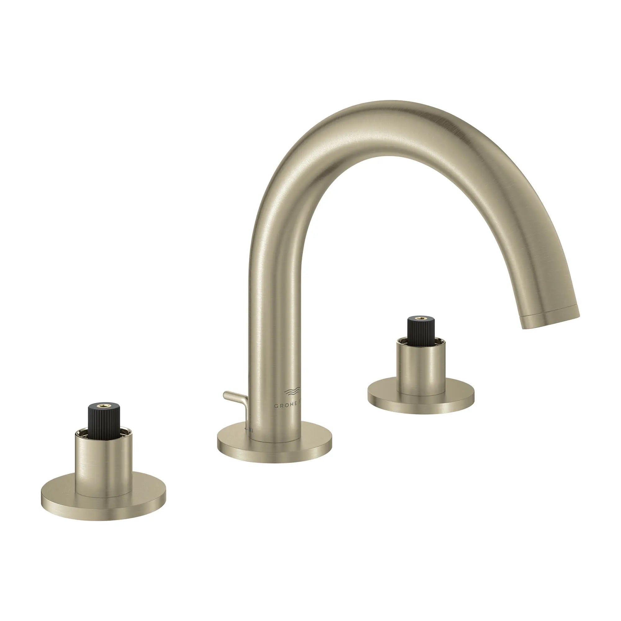 Petit robinet de salle de bain, 8 po, à deux poignée, 4,5 L/min (1,2 gpm) // NICKEL BROSSÉ INFINITYFINISH // 163439_Atrio_SiloRight_20660EN0_003_Feb2023_0_CDNwebp.webp