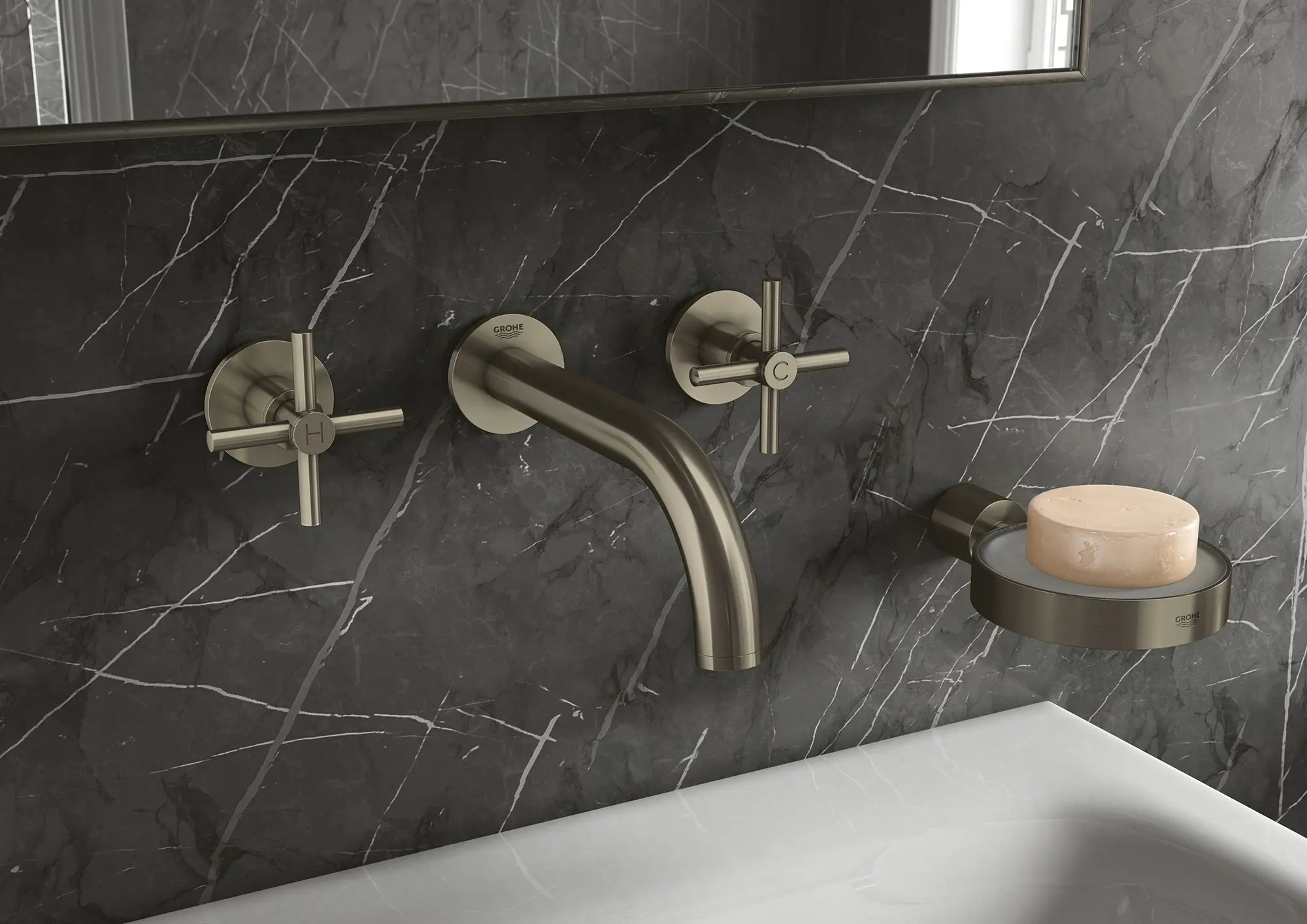 Garniture murale pour vasque // NICKEL BROSSÉ INFINITYFINISH // 163505_B-20173EN3_0_CDNwebp.webp