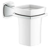[40626000] Ceramic Tumbler with Holder - GROHE StarLight Chrome