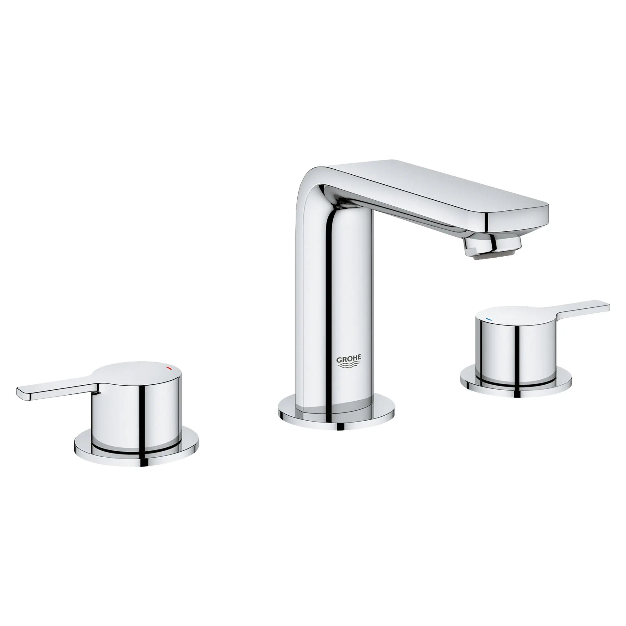 Lineare Robinet de salle de bains à deux poignées espacées de 8 po, taille M, 4,5 L/min (1,2 gpm) // CHROME STARLIGHT GROHE // 163565_2057800A_0_CDNwebp.webp