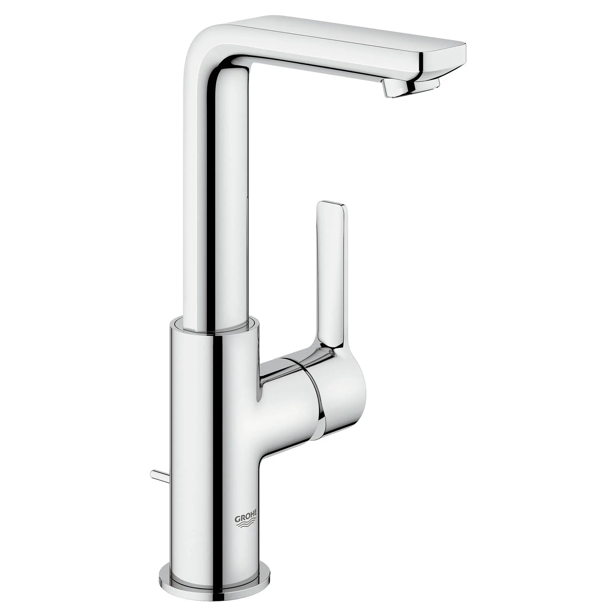 Robinet monotrou pour salle de bain, à poignée simple, taille G, 4,5 L/min (1,2 gpm) // CHROME STARLIGHT GROHE // 163568_2382500A_0_CDNwebp.webp