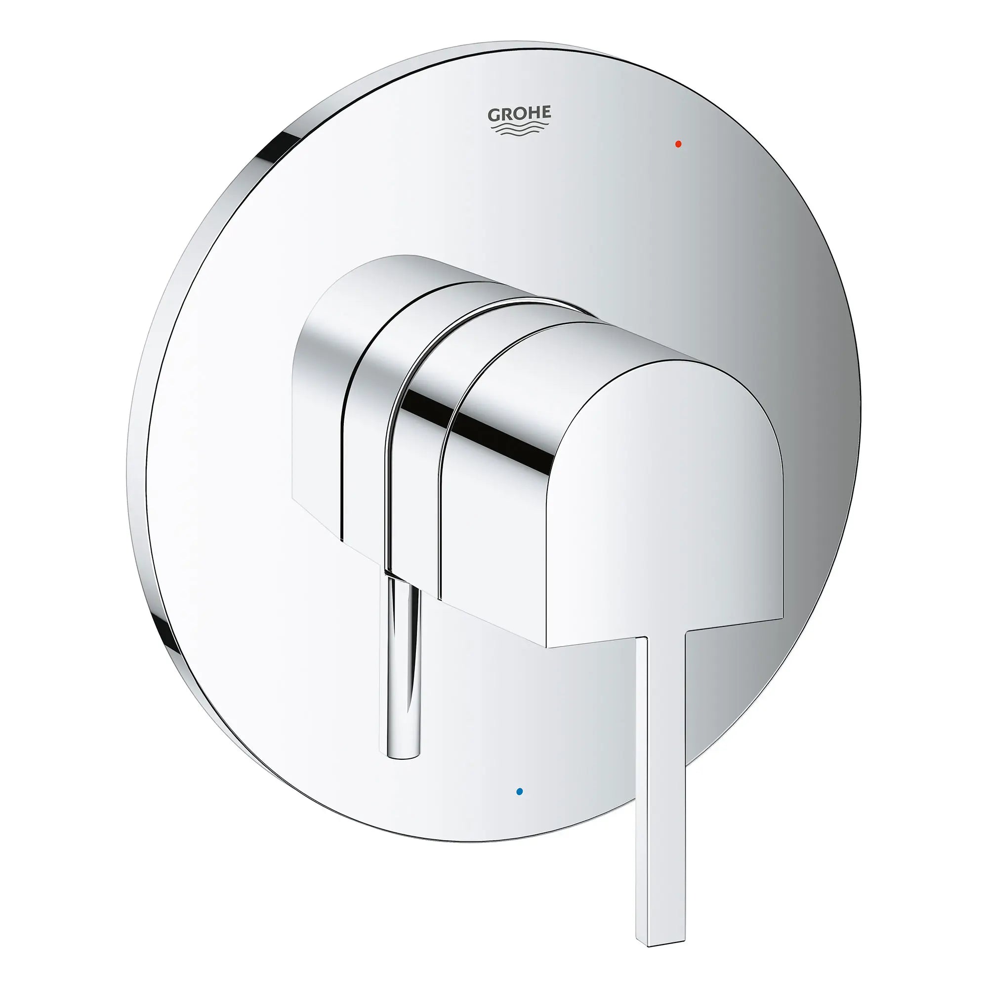 Plus Garniture d’obturateur régulateur de pression avec cartouche // CHROME STARLIGHT GROHE // 163582_29331003-Plus-Pressure-Balance-Valve-Trim-StarLight-Chrome-Silo_0_CDNwebp.webp