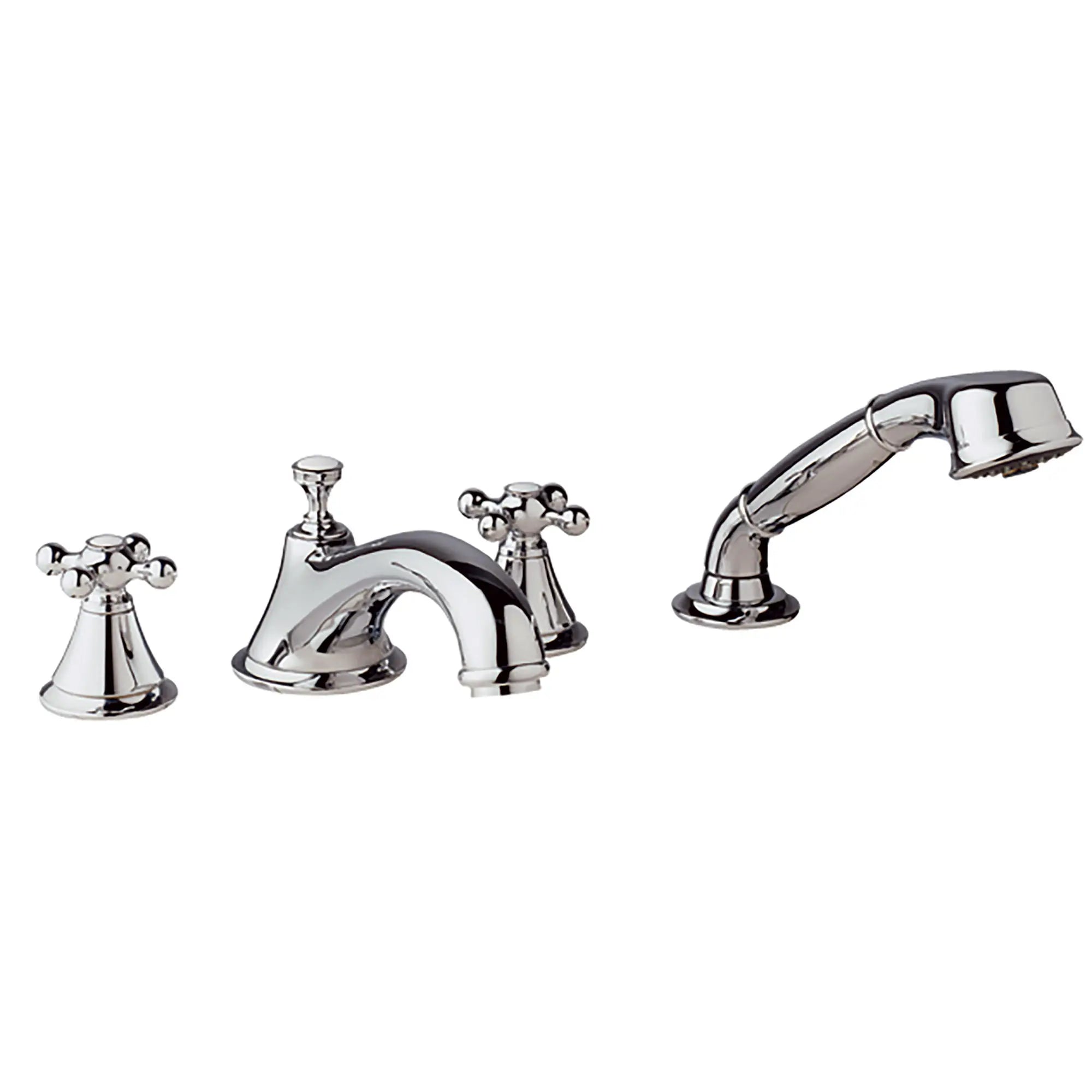 Combiné 1/2" quatre trous bain / douche // CHROME STARLIGHT GROHE // 163584_25502000-Seabury-Roman-Tub-Filler-With-2-5-GPM-Personal-Hand-Shower-Chrome-Silo-2_0_CDNwebp.webp