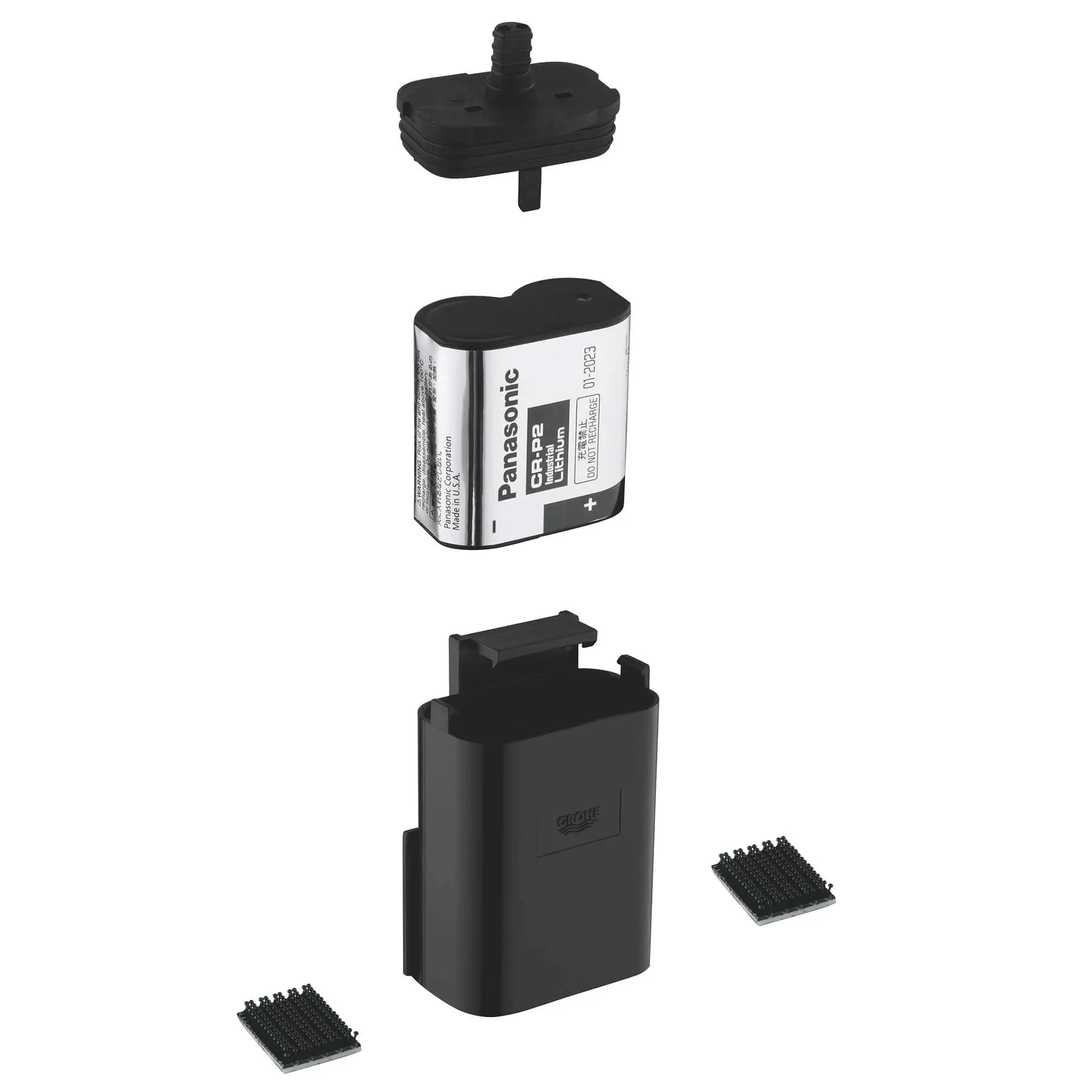 Boîtier pile // CHROME STARLIGHT GROHE // 16358_42393000-battery-housing_0_CDNwebp.webp