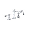 [2013400A] Bridgeford 8 in. Widespread 2-Handle 3-Hole Bathroom Faucet - GROHE StarLight Chrome