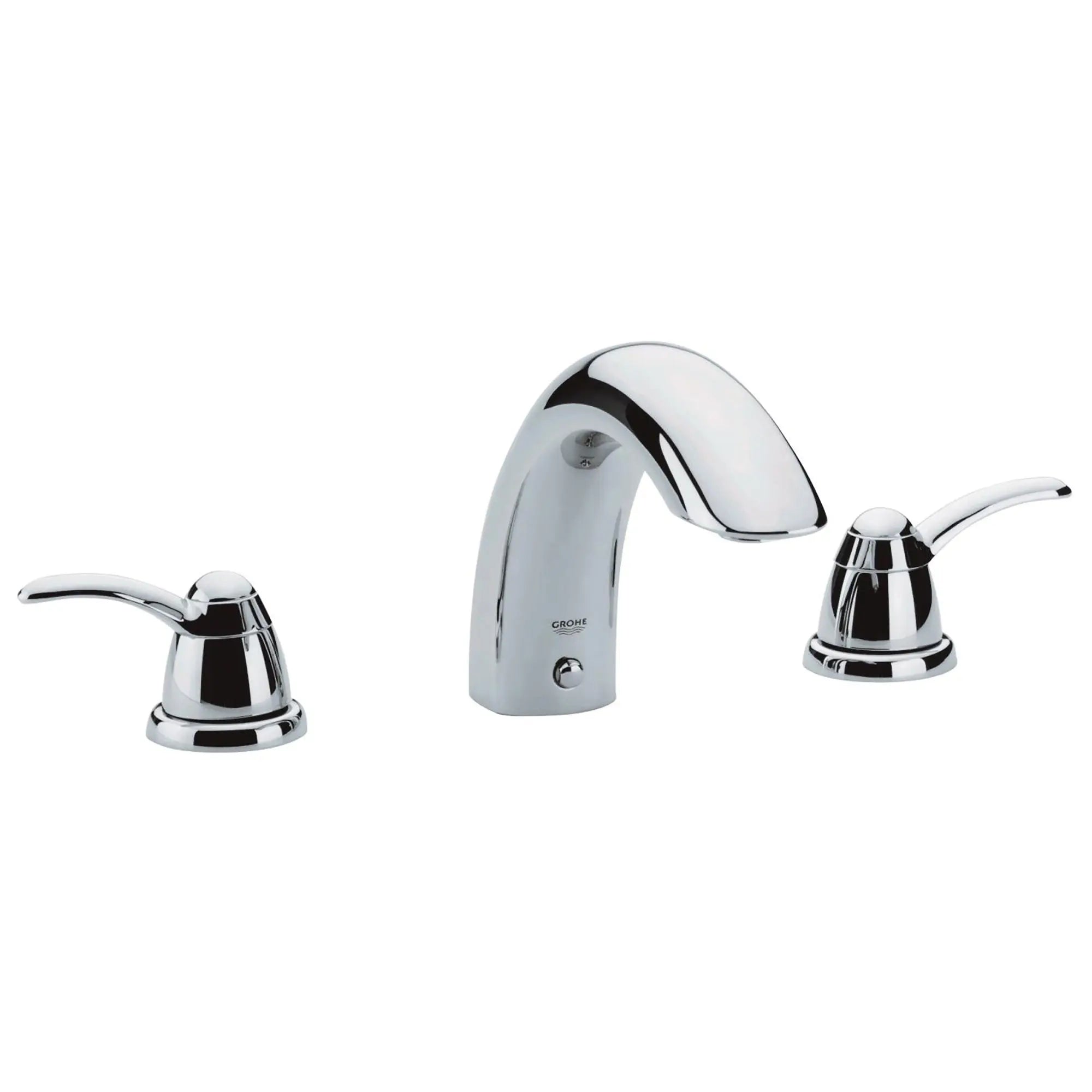 Robinet de baignoire romaine // CHROME STARLIGHT GROHE // 163619_25596000-Talia-3-Hole-Bath-Combination-in-Chrome-Silo-3_0_CDNwebp.webp
