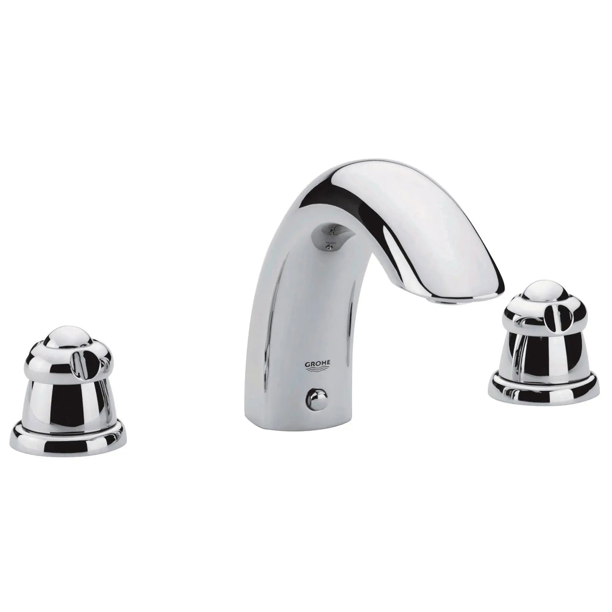 Robinet de baignoire romaine // CHROME STARLIGHT GROHE // 163625_25596000-Talia-3-Hole-Bath-Combination-in-Chrome-Silo-2_0_CDNwebp.webp
