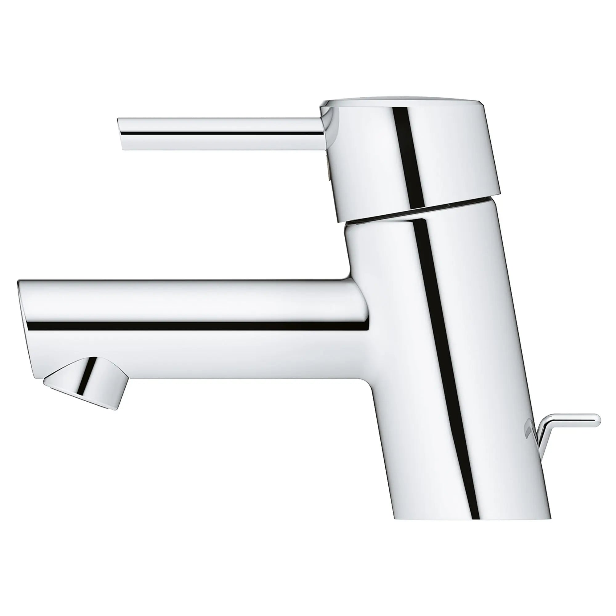 Robinet monotrou à poignée simple pour salle de bain 4,5 L/min (1,2 gpm), taille TP  // CHROME STARLIGHT GROHE // 163629_34702001_2_0_CDNwebp.webp