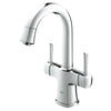 [2110800A] Single Hole 2-Handle L-Size Bathroom Faucet 1.2 GPM - GROHE StarLight Chrome