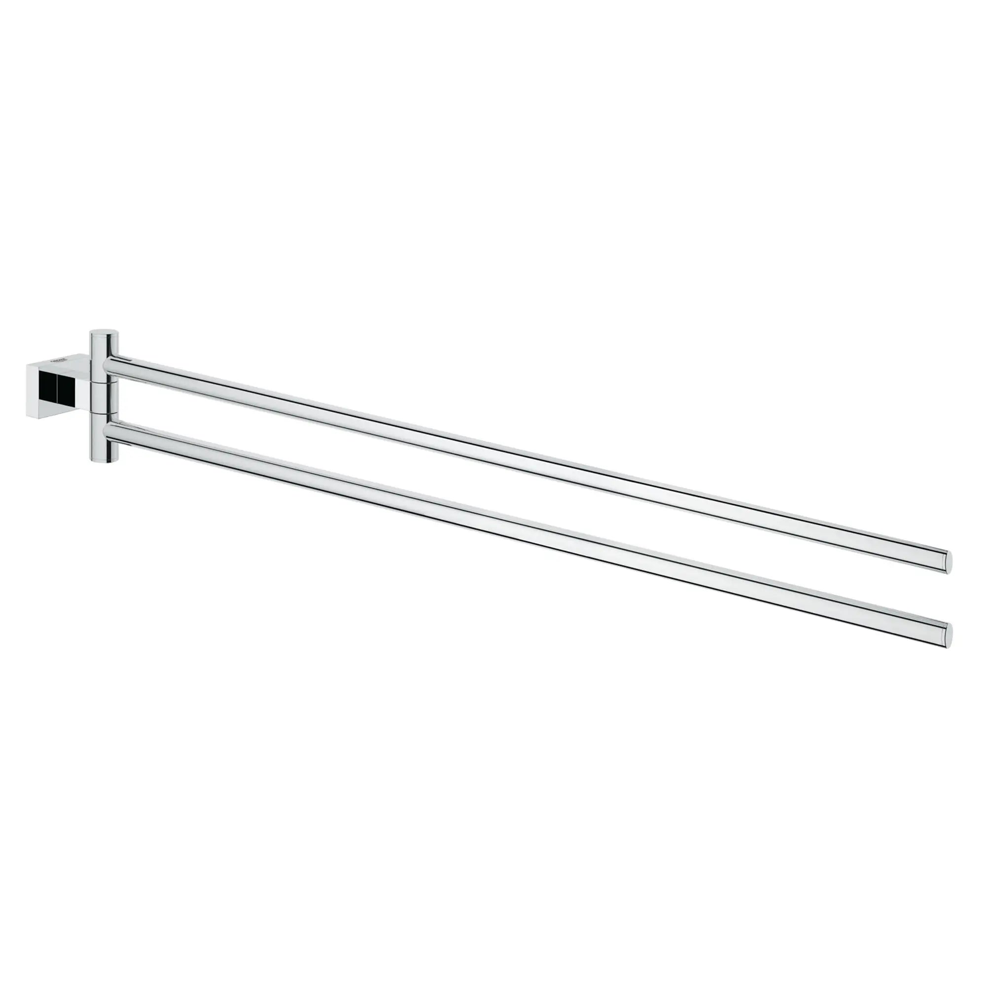 Essentials Cube Porte-serviettes à deux branches // CHROME STARLIGHT GROHE // 163682_40624000_0_CDNwebp.webp