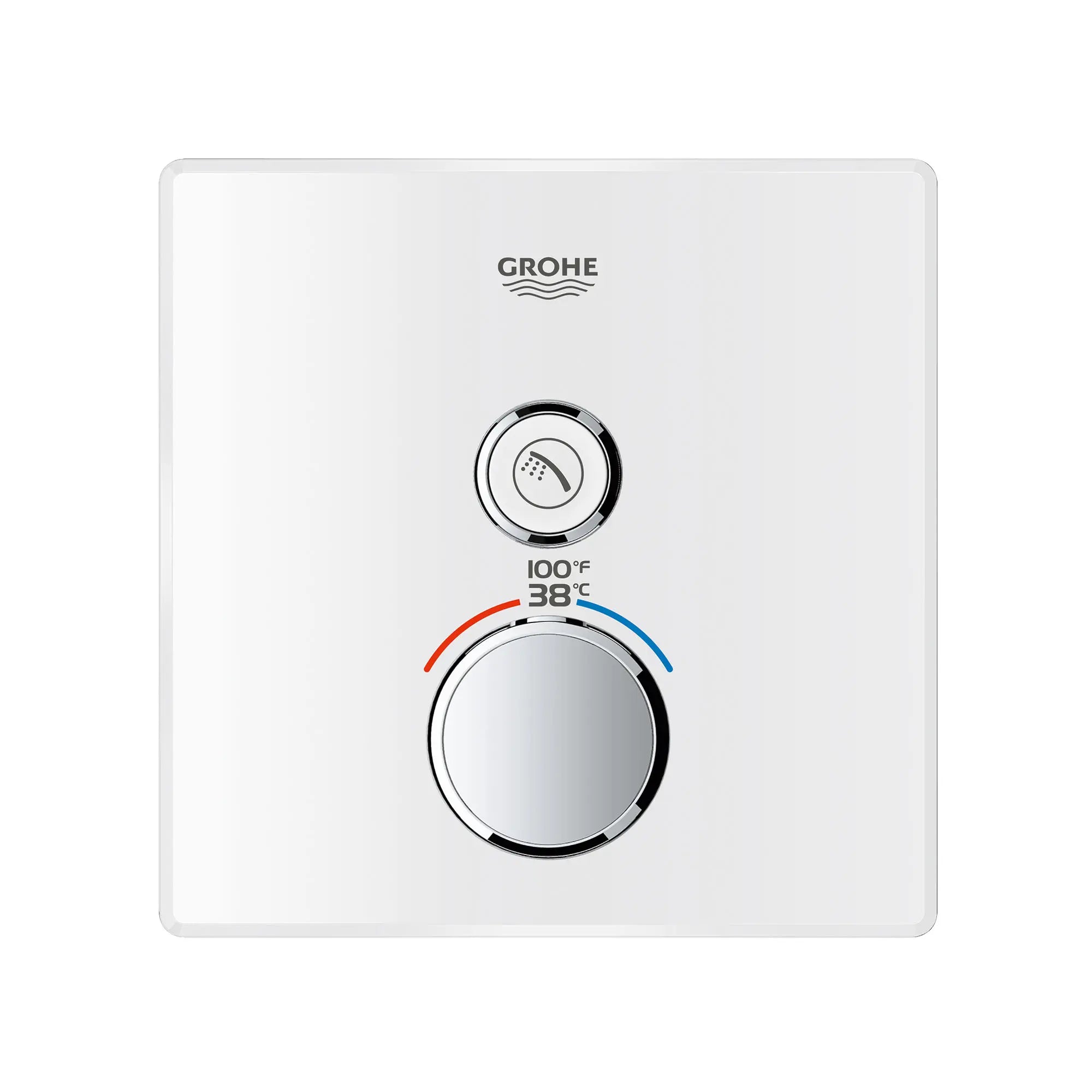 GrohTherm SmartControl Garniture de valve thermostatique à fonction simple avec module de commande // BLANC LUNAIRE // 163693_29163LS0_1_0_CDNwebp.webp